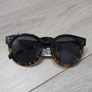 Trendy Black and Tan Womens Sunglasses